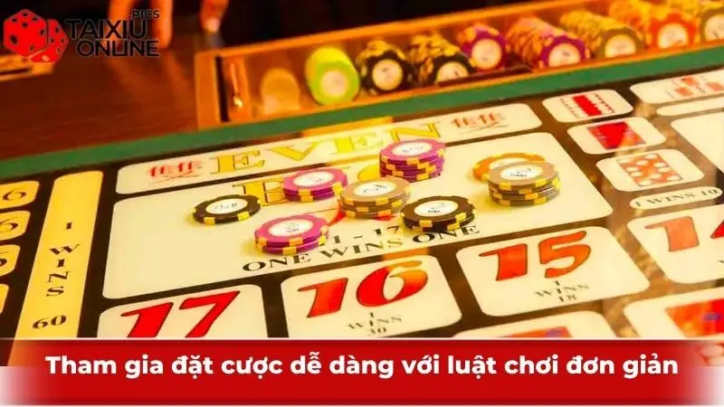 Tham gia đặt cược dễ dàng với luật chơi đơn giản