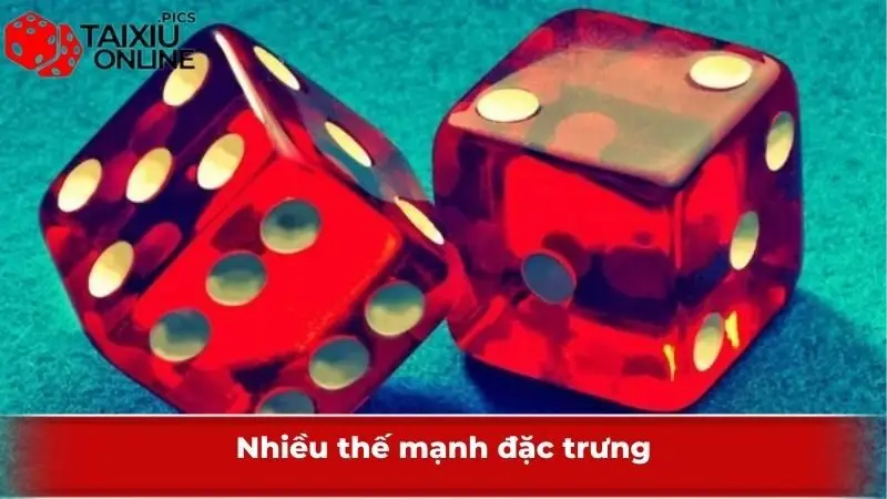 Nhiều thế mạnh đặc trưng